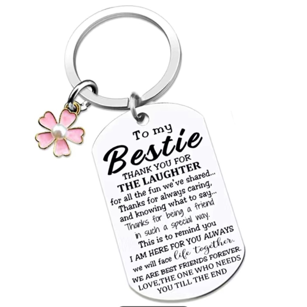 To My Bestie Keychain - Picture 3 of 3